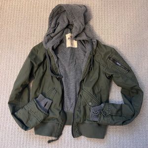 Hollister Green jacket